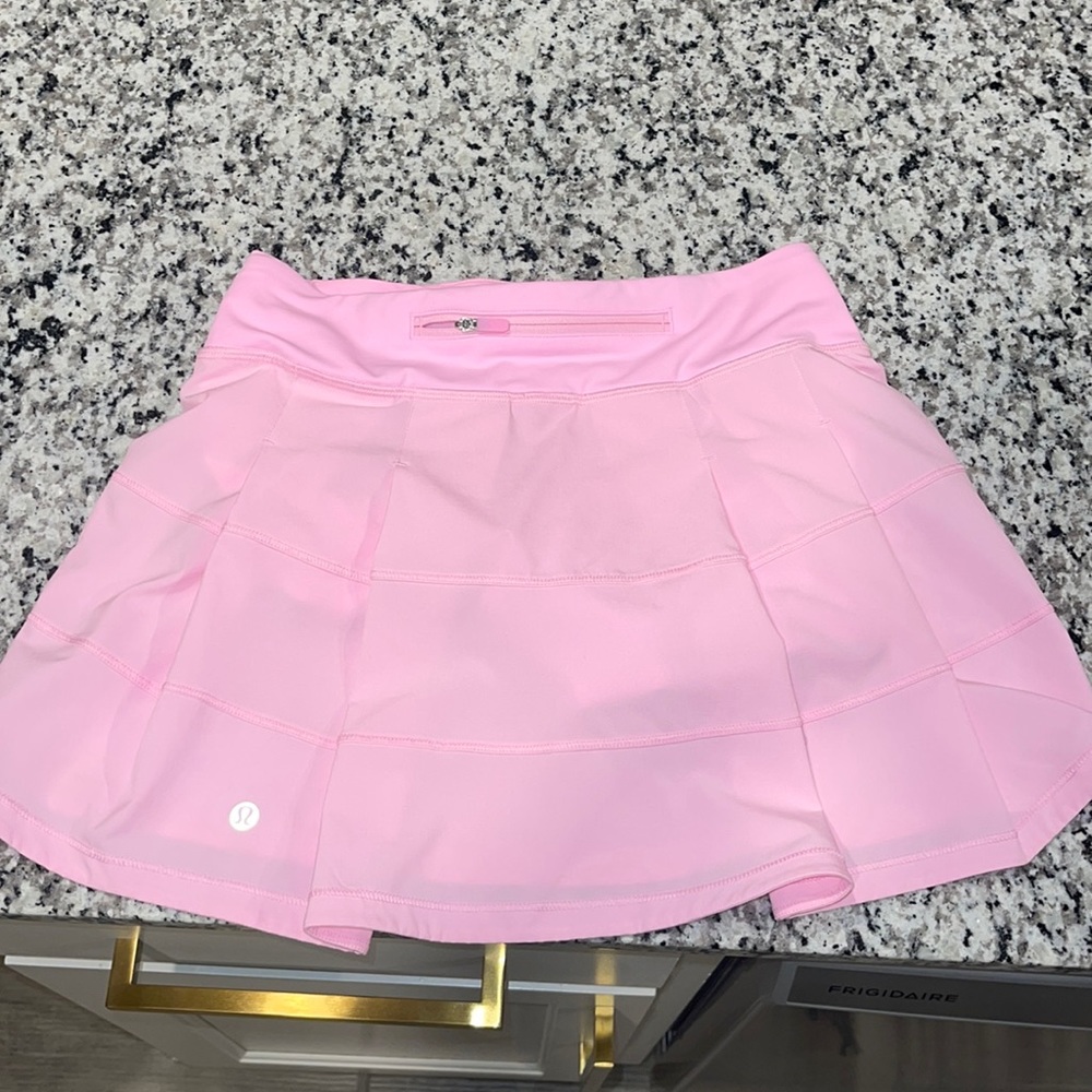 Womens Lululemon Skirt Pace Rival Miami Pink 2 Tall